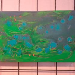 Eno od nastalih del 33. likovnega simpozija Slovenija, odprta za umetnost (NATALIJA PREMK JENIČ/FACEBOOK)