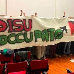 Študenti so okupirali univerzitetne prostore v Androni Baciocchi (INSTAGRAM)