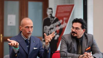 Fabrizio Oreti (levo) in Juan Aries Gonano (TIBALDI)
