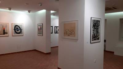V Galeriji Zuccato (Ul. Decumanus 34) v Poreču je do petka na ogled več kot 70 del slovenskih grafičarjev iz Italije (DENIS VOLK)
