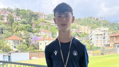Nogometaš Vesne Zarje U14 Gregor Oberdan (OSEBNI ARHIV)