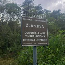 Vnelo se je pri kraju z ledinskim imenom Žlanjiva