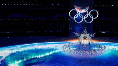 Utrinek z otvoritvene slovesnosti na olimpijskem stadionu v Pekingu (ANSA)