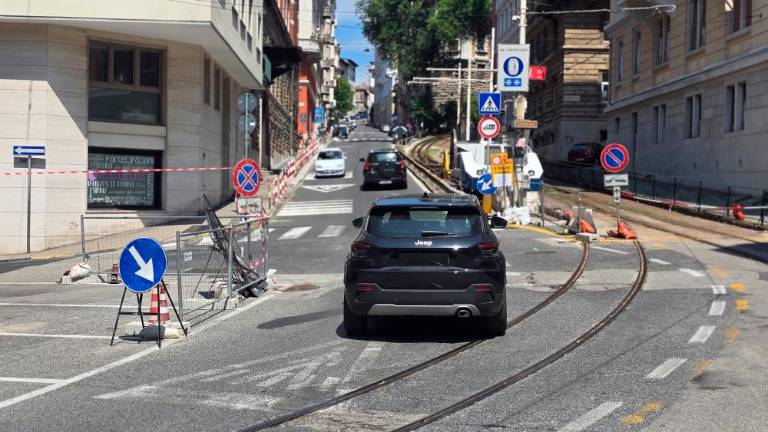Ulica Commerciale danes še prevozna, od jutri jo bodo zaprli za promet
