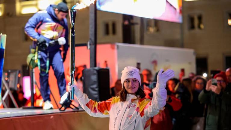 Olimpijska bakla v Trstu