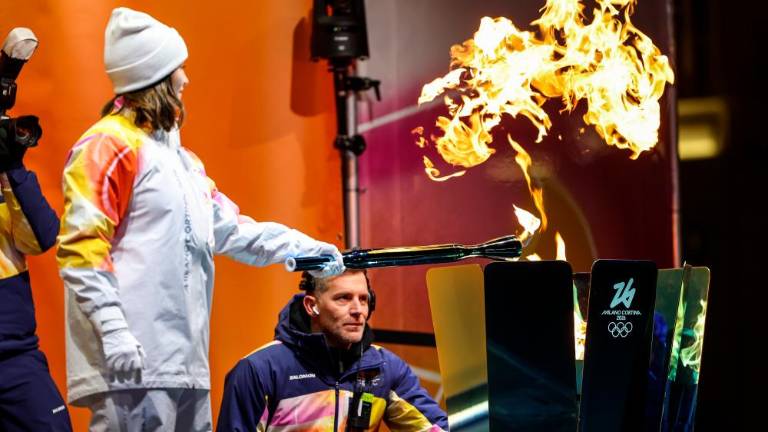 Olimpijska bakla v Trstu