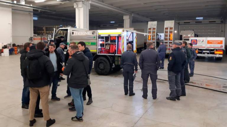 Slovenski gasilci obiskali civilno zaščito iz FJK
