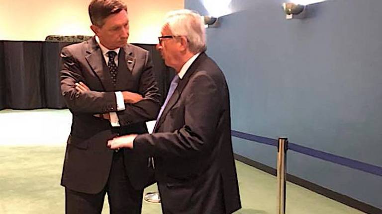 Pahor z Junckerjem o nadaljnjih korakih sodbe