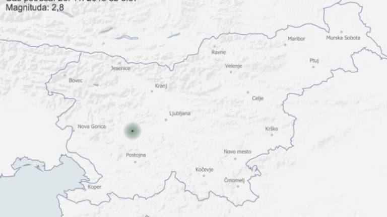 Potres 46 km od Gorice