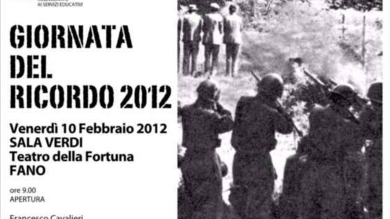 Fojbe: tudi v Fanu na plakatu Italijani, ki streljajo Slovence