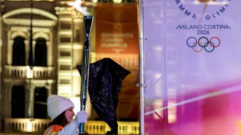 Olimpijska bakla v Trstu