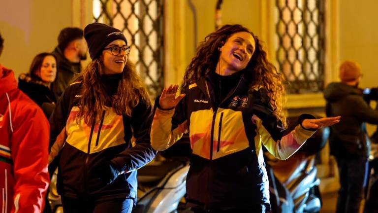 Olimpijska bakla v Trstu