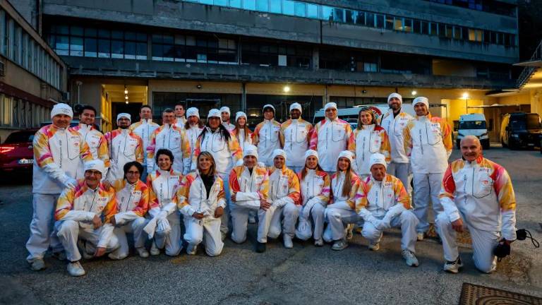 Olimpijska bakla v Trstu