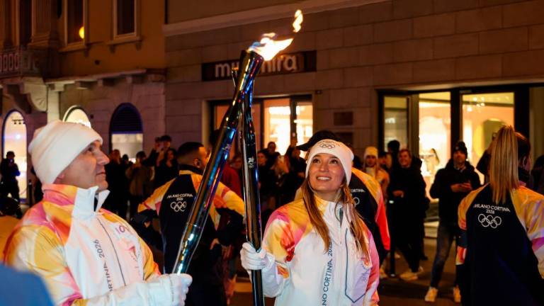 Olimpijska bakla v Trstu