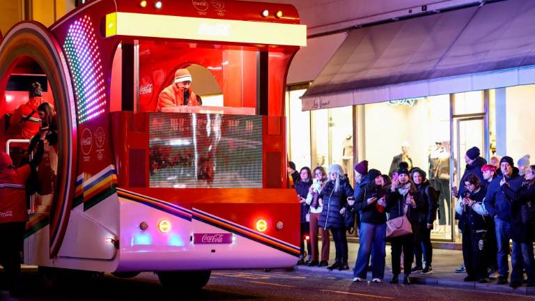 Olimpijska bakla v Trstu