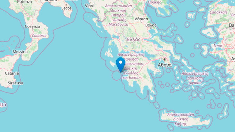 Zahod Grčije davi stresel močan potres