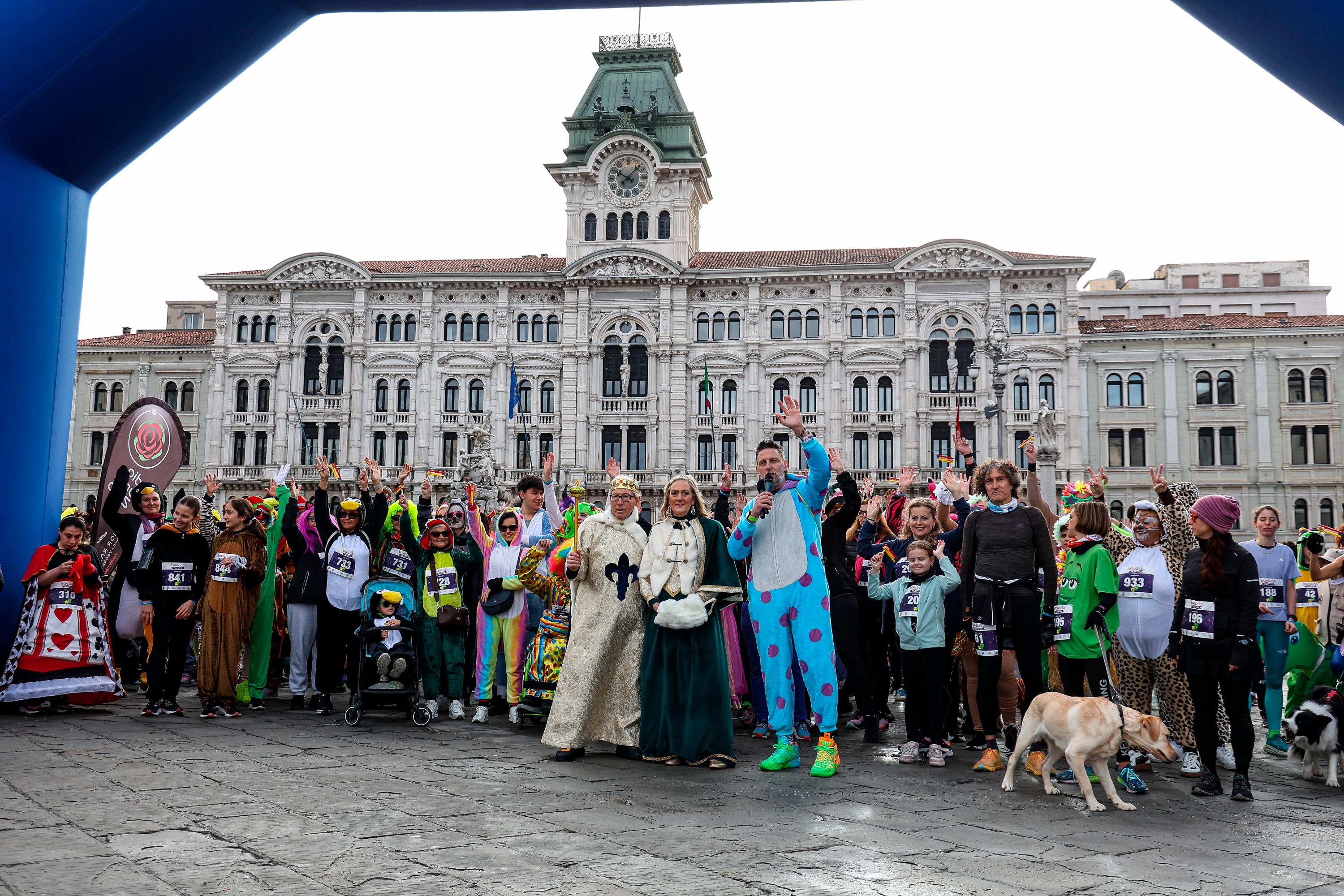 Z dobrodelnim tekom in predajo ključev se je začel Tržaški pust