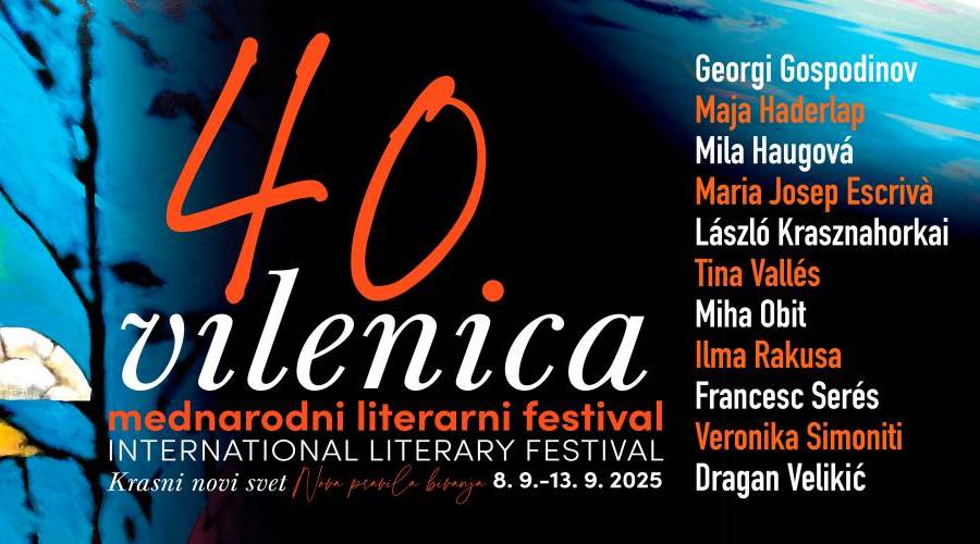 Predstavili 40. mednarodni literarni festival Vilenica