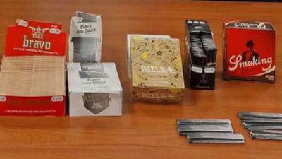 Zaseženi kadilski pripomočki (LOKALNA POLICIJA)