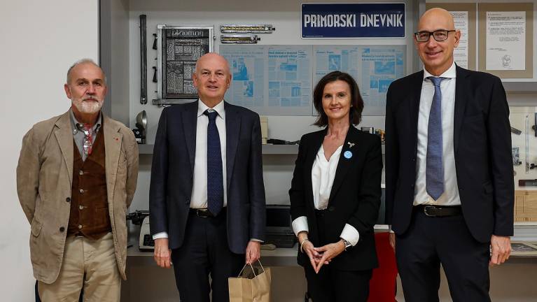 Slovenska veleposlanica Melita Gabrič obiskala Primorski dnevnik