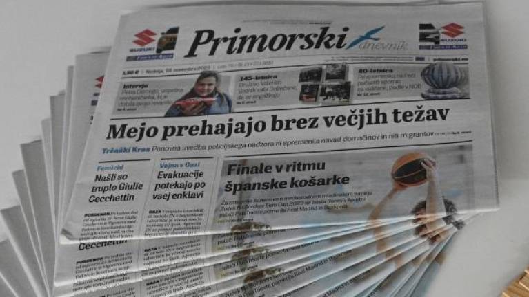 DZP - PRAE: Začudeni nad odločitvijo, da se Primorski dnevnik prikrajša za del sredstev