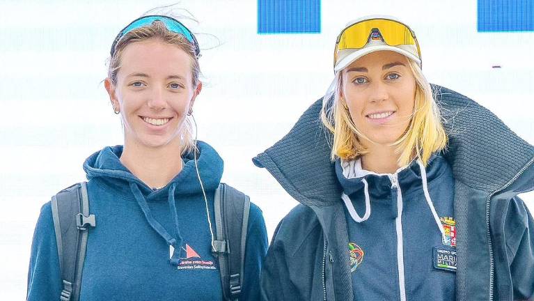Caterina Sedmak in Jana Germani med deseterico na EP