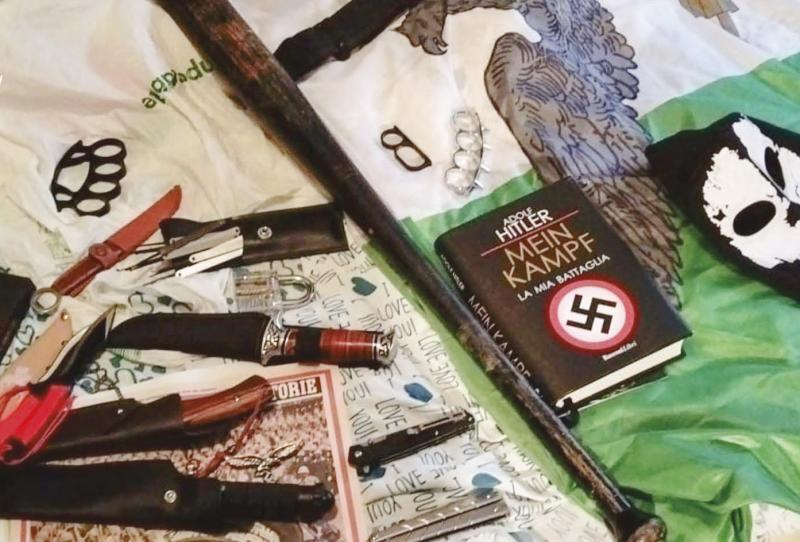 Mladi neofašisti ščuvali k nasilju, preiskava tudi v Vidmu