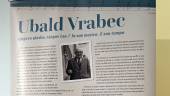 Ubald Vrabec v državni knjižnici v Trstu
