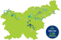 Trasa 32. dirke po Sloveniji (TOUROFSLOVENIA.SI)