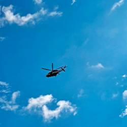 Območje preletava helikopter