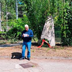 Blagoslov in poklon žrtvam v železarni