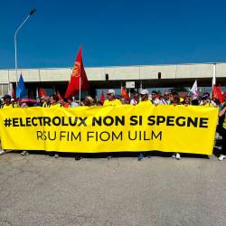 Stavka delavcev tovarne Electrolux