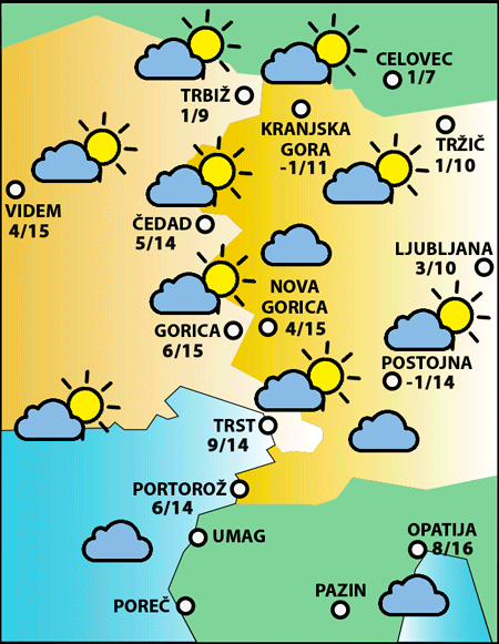 Ponedeljek, 8. decembra 2025