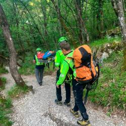 Prizor reševalne akcije (CNSAS FVG)