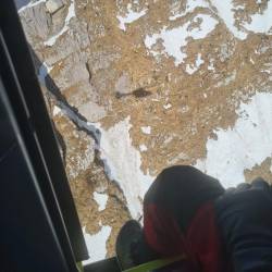 Reševanje pod grebenom laškega plaza (CNSAS)