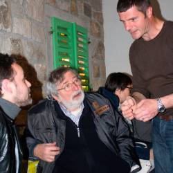 Aprila 2012 se je Guccini mudil pri Miličevih v Saležu (ARHIV)