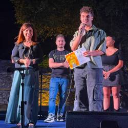 Daniel Vardiero na ronškem odru (OSEBNI ARHIV)