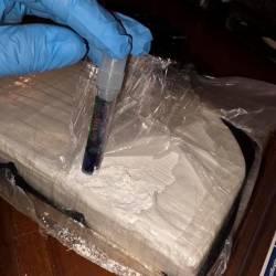 V kabini tovornjaka so finančni policisti odkrili 110 kilogramov kokaina