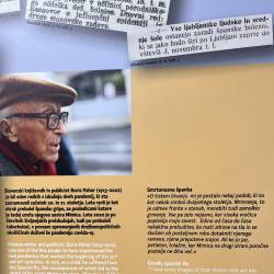 Kotiček ljubljanske razstave namenjen Borisu Pahorju
