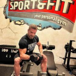 Erik Ferfolja med treningom v fitnesu v Gorici