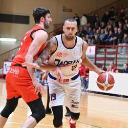 Center Miše Diminić je tik pred sireno zgrešil met za izenačenje (FOTODAMJ@N)