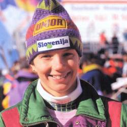 Nataša Bokal je leta 1991 na SP osvojila srebrno kolajno v slalomu (MUZEJSPORTA-SKLOKA.EU)