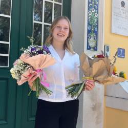Lara Rebula, bo študijsko pot nadaljevala na zdravstvenem področju