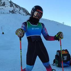 Caterina Sinigoi med jesenskim treningom na ledeniku (OSEBNI ARHIV)