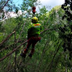 Prizor reševalne akcije (CNSAS FVG)