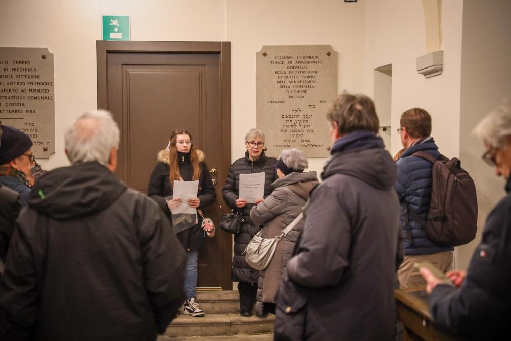 Spoznavali zgodovino in žalostno usodo goriške judovske skupnosti