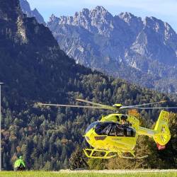 Helikoptersko reševanje slovenskega planinca