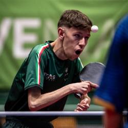 Matteo Parenzan na turnirju v Laškem (SLOVENIATTOPEN.SI/MANCA MEGLIČ)