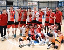 Odbojkarji SloVolleyja po napredovanju v C-ligo (FOTODAMJ@N)