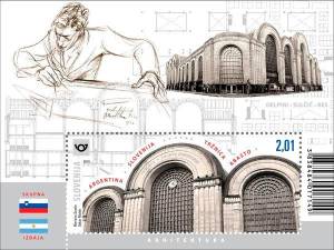 Konec lanskega leta je Pošta Slovenije izdala znamko z naslovom Tržnica Abasto - Viktor Sulč<i>ič</i>